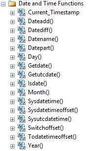 System DATE And TIME Functions